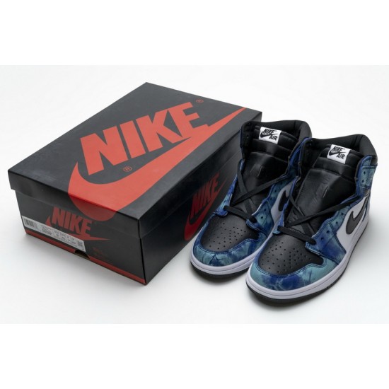 Air Jordan 1 Tie-Dye Blue Black CD0461-100
