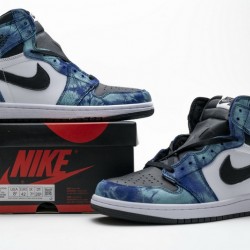 Air Jordan 1 "Tie-Dye" Blue Black CD0461-100