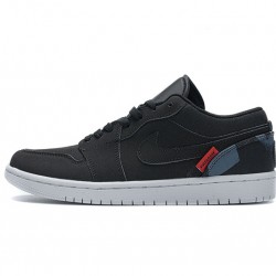 Air Jordan 1 Low BG "PSG" Black Blue Red CN1077-001 40-45