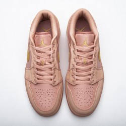 Air Jordan 1 Low "Coral Stardust" Pink Gold CJ9216-676