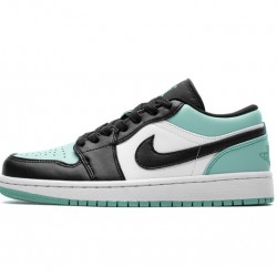 Air Jordan 1 Low "Emerald Toe" Blue Black 553558-117