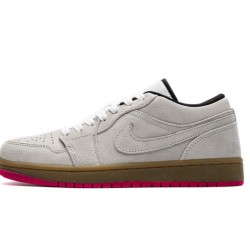 Air Jordan 1 Low "Hyper Pink" Grey White 553558-119