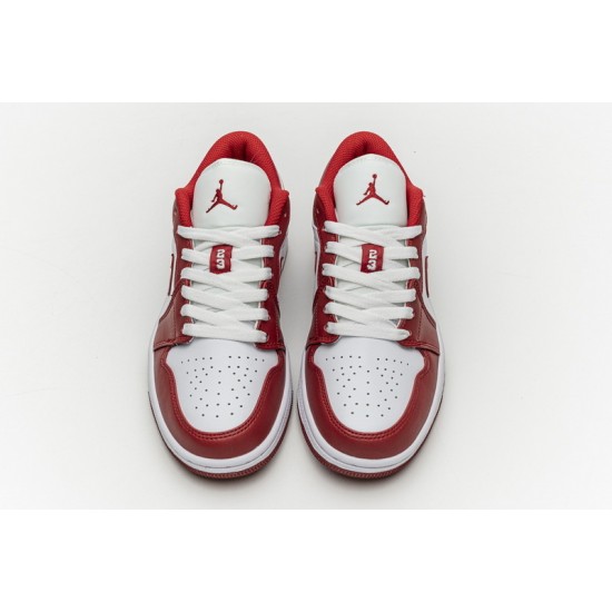 Air Jordan 1 Low Sport Red White Red 553558-611
