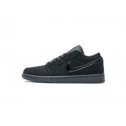 Air Jordan 1 Low "Triple Black" All Black 553558-056 40-45