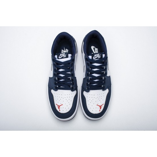 Nike SB x Air Jordan 1 Low "Midnight Navy" Eric Koston Blue White CJ7891-400