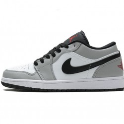 Air Jordan 1 Low "Light Smoke Grey" Grey White 553558-030