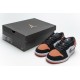Air Jordan 1 Low "Shattered Backboard" Black Orange 553558-128
