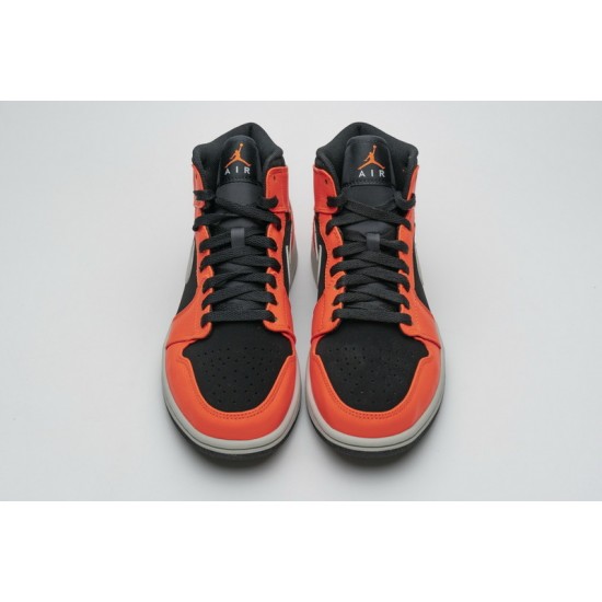 Air Jordan 1 Black Cone Black Orange 554724-062