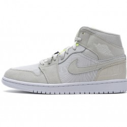 Air Jordan 1 "Grey Ghost Green" White Green CV3018-001