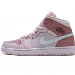 Air Jordan 1 Mid "Digital Pink" Pink White CW5379-600