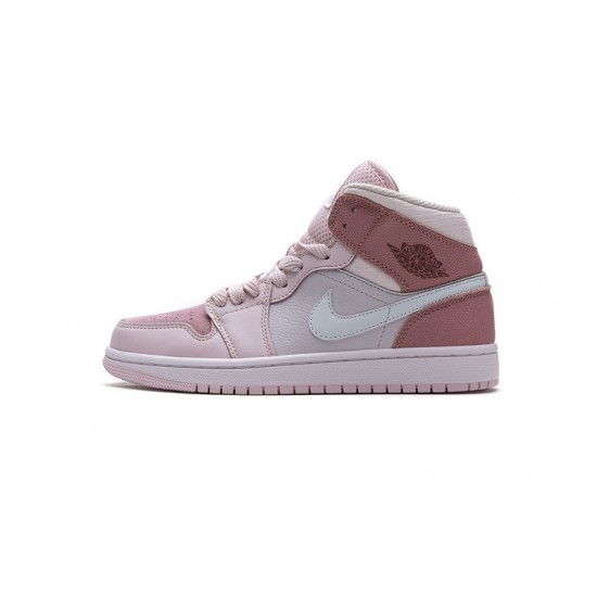 Air Jordan 1 Mid "Digital Pink" Pink White CW5379-600