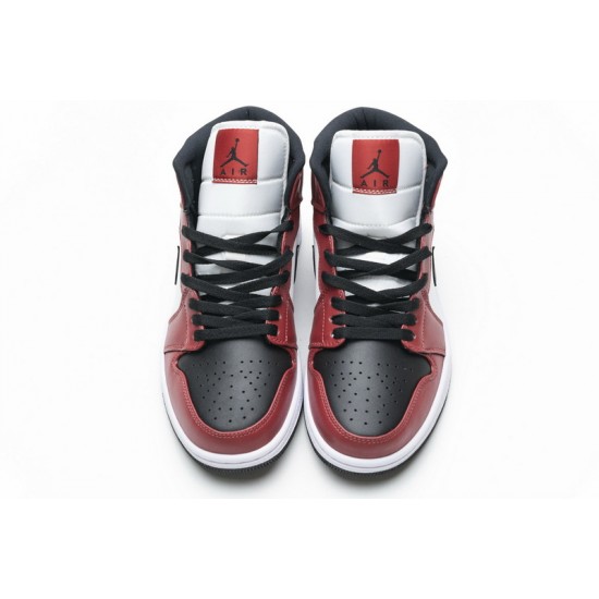 Air Jordan 1 Mid "Gym Red" White Black Red 554725-069