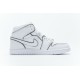 Hot Air Jordan 1 Mid "Iridescent Outline" White Black CK6587-100 36-46 Shoes