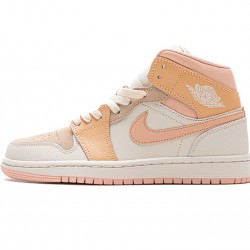 Air Jordan 1 Mid "Atomic Orange" White Orange DH4270-800