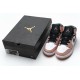 Air Jordan 1 Mid Pink Quartz Blakc White Pink 555112-603