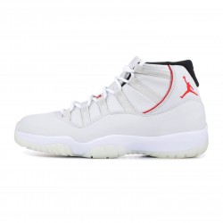 Air Jordan 11 "Platinum Tint" White Red 378037-016