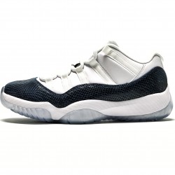 Air Jordan 11 Low "Navy Blue Snakeskin" White Blue CD6846-102