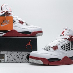 Air Jordan 4 "Fire Red" White Red DC7770-160