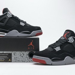 Air Jordan 4 Retro "Bred" Black Red 308497-060