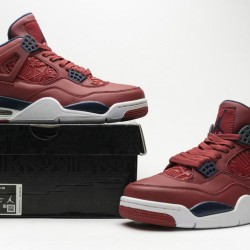 Air Jordan 4 Retro "FIBA Gym Red" Red Black CI1184-617