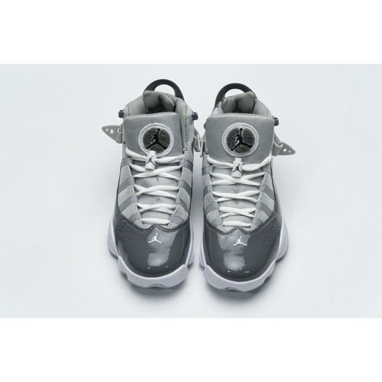 Air Jordan 6 Rings BG "Cool Grey" Grey White 322992-015 40-45