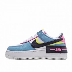 Nike Air Force 1 Shadow "Sunset Pulse" White Blue CU8591-101