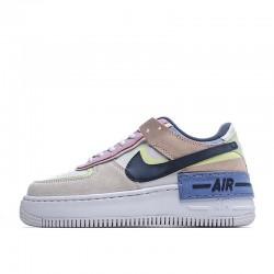 Nike Air Force 1 Shadow "Crimson Tint Volt" White Pink Green CU8591-001