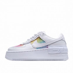 Nike Air Force 1 Shadow "Easter" White Rainbow CW0367-100