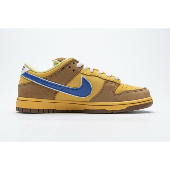 New Nike SB Dunk Low "Newcastle Brown Ale" Brown Yellow Blue 313170-741 40-47 Shoes