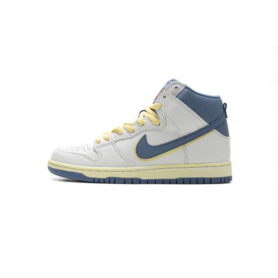 Best Atlas x Nike SB Dunk High "Lost At Sea" White Blue Yellow CZ3334-100 36-47 Shoes