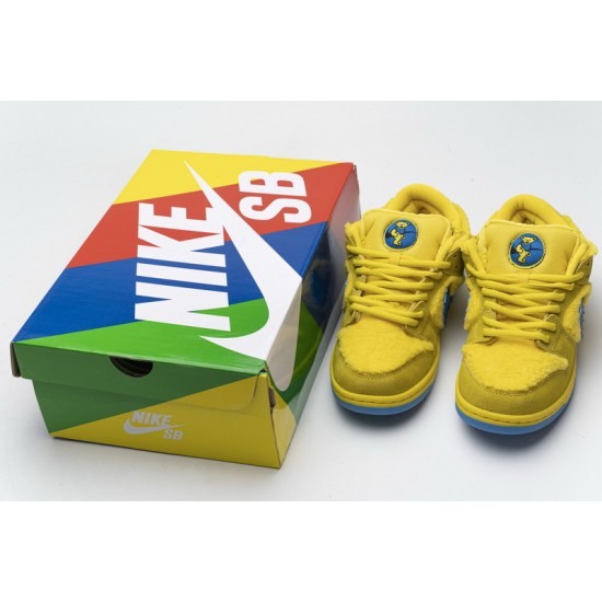 Grateful Dead x Nike SB Dunk Low Pro QS "Yellow Bear" Yellow Blue CJ5378-700