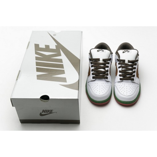 Nike SB Dunk Low "California-Cali Pecan White" White Green Red 304292-211