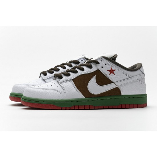 Nike SB Dunk Low "California-Cali Pecan White" White Green Red 304292-211