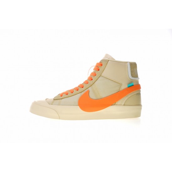 Off-White x Nike Blazer "All Hallows Eve" White Orange AA3832-700