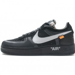 Off-White x Nike Air Force 1 Low Black White AO4606-001