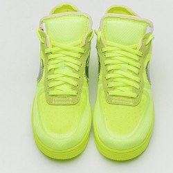 Off-White x Nike Air Force 1 Low "Volt" Green Black AO4606-700