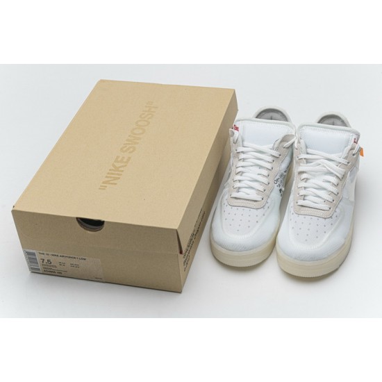 Off-White x Nike Air Force 1 Low The Ten White AO4606-100