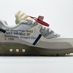 Off-White x Nike Air Max 90 "The Ten" All White AA7293-100