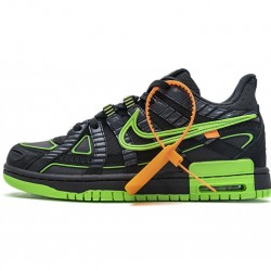 Off-White x Nike Air Rubber Dunk "Green Strike" Black Green CU6015-001