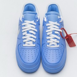 Off-White x Nike Air Force 1 07 Low "MCA" Blue Silver CI1173-400