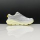 Hoka One One Bondi 8 Grey Yellow Women Men Running Shoes