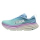 Hoka One One Bondi 8 Ltblue Purple Women Men Running Shoes