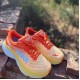 Hoka One One Bondi 8 Orange Yellow White Women Men Running Shoes