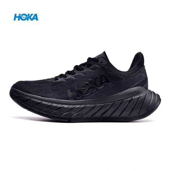 Hoka One One Carbon X2 All Black Women Men Running Shoes