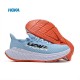 Hoka One One Carbon X3 Ltblue Orange White Women Men Running Shoes