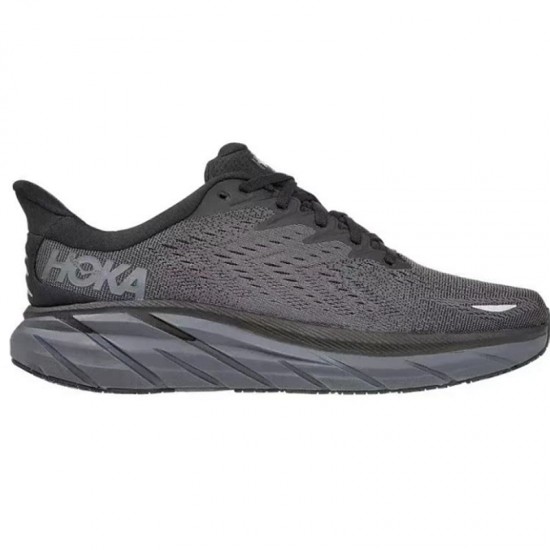 Hoka One One Clifton 8 All Black Women Men Running Shoes