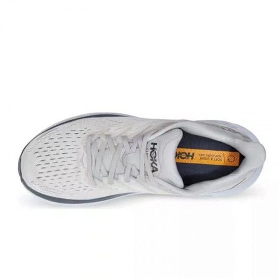 Hoka One One Clifton 8 Grey Black Women Men Running Shoes