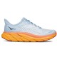 Hoka One One Clifton 8 Ltblue Orange Women Men Running Shoes