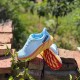 Hoka One One Clifton 8 Ltblue Orange Women Men Running Shoes