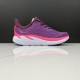 Hoka One One Clifton 8 Purple Red Black Women Men Running Shoes